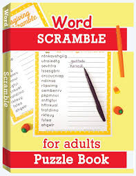 Doing jumble word puzzles, in general, is to fill your spare time. Buy Word Scramble Puzzle Book For Adults Large Print Word Puzzles For Adults Jumble Word Puzzle Books Word Puzzle Game Word Games Book Online At Low Prices In India Word Scramble