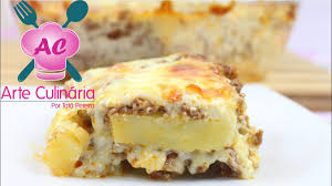 Carne Moida Com Batata Ao Forno Super Facil Youtube Se ficar água no fundo deixe assar mais um pouco! carne moida com batata ao forno super facil
