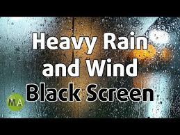 Heavy Rain And Wind Sounds Black Screen 10 Hours Of Countryside Rain For Sleep Youtube Job Application Cover Letter Black Screen Rain