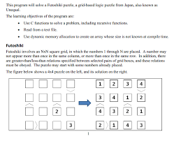 Check spelling or type a new query. This Program Will Solve A Futoshiki Puzzle A Chegg Com