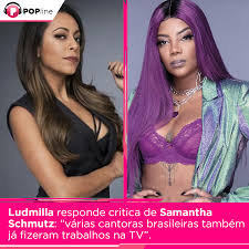 Os internautas chegaram a comparar as publicações feitas pelas duas artistas. Popline On Twitter Apos Ser Confirmada Em Nova Serie Da Globo Ludmilla Vira Alvo De Samantha Schmutz Que Cobra Por Papeis Para Amigos Formados Em Artes Cenicas Ludmilla Responde E Diz Nao