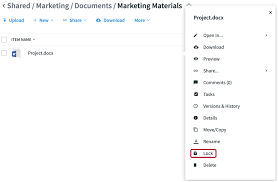 Go to the sharepoint library, click settings icon > library settings. File Locking Egnyte