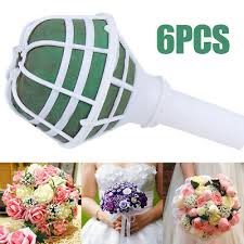 6 per box, 4 boxes per case. Wedding Supplies 1 6pcs Wedding Oasis Belle Bouquet Holder Bridal Bride Flower Posy Foam Holder Home Furniture Diy Corredoresdeaventura Com Py