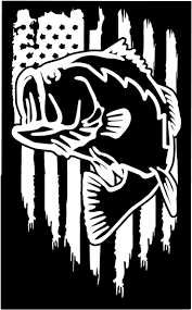 Flag Bass Fishing Shirts Ideas Of Bass Fishing Shirts Bassfishing Bassfish Flag Fishing Decals Bass Fishing Tattoo Fishing Svg
