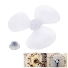 For a replacement fan blade try contacting this aftermarket parts supply company (below). Chictry 16 Inch Fan Blade 3 Leaves Plastic White Fan Blade Replacement For Household Standing Pedestal Fan Table Fanner General Accessories White Without Fan Nut Buy Online In United Arab Emirates At