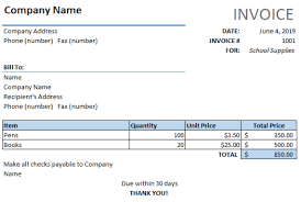 Create Invoice In Excel Ms Excel Tutorials
