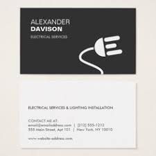 Browse our top electrician business card templates. Electrician Logo Modern Business Card I Zazzle Com Modern Business Cards Electrician Logo Business Cards