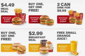 Offer valid on app, web & msite. Mcdonalds Printable Coupons May 2018