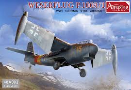 The Modelling News Amusing Hobby S New 48th Scale Kit In The Test Shot Phase The Wwii German Vtol Weserflug P 1003 1 Latest in news and reviews and kit builds from the scale modelling world. amusing hobby s new 48th scale kit
