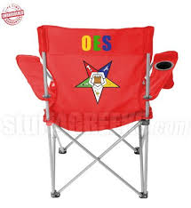 Order Of The Eastern Star Crest Lawn Chair With Organization Name Red Embroidered With Lifetime Guarantee Order Of The Eastern Star Eastern Star Lawn Chairs