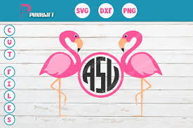 I thought this would look great with gold foil on a black tote. Free Flamingo Svg Flamingo Monogram Flamingo Svg Flamingo Svg For Cricut Crafter File Free Svg Cut Files