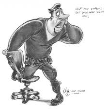 Security Guard Body 01 Illustrations De Personnages Bande Dessinee Dessin