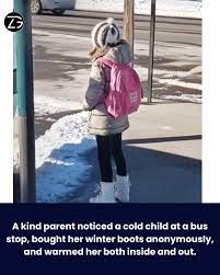 Warm winter boots for a struggling student