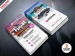 Most relevant best selling latest uploads. Travel Agency Business Card Psd Psdfreebies Com