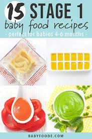 Is your baby ready to enter the amazing world of solid foods? 15 Stage One Baby Food Purees 4 6 Months Baby Foode