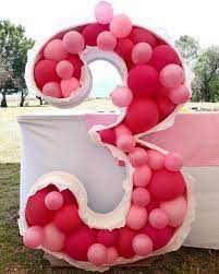 Como Hacer Numeros Con Globos Usando La Tecnica Mosaico