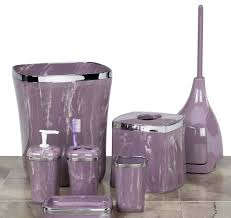 Without these accessories, your bathroom will look dishevelled. Elegant Sophisticated Purple Bathroom Accessories Decor Report