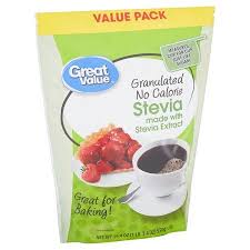 Great Value Granulated No Calorie Stevia 19 4 Oz Pouch Walmart Com Stevia Chocolate Chip Cake Stevia Extract