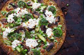 Make it their cauliflower pizza crust and you won't be. Spring Vegetable Pizza With Trader Joe S Cauliflower Pizza Crust Kara Lydon