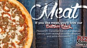 Take a bite on the wild side with our selection of exotic meats. Butcher Block Meat Pizza Shoppe