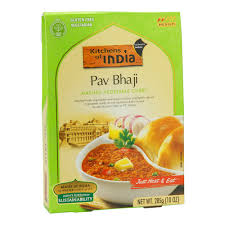 Mashed fresh vegetables simmered in butter, . Kitchens Of India Pav Bhaji Mashed Vegetable Curry 10 Oz