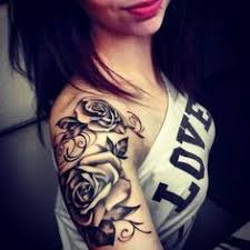 Placement Again I Do Want Roses On The Other Side Shoulder Tattoos For Women Google S Rose Tattoos For Women Shoulder Tattoos For Women Tattoos For Women