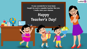 Teachers' day is a special day for the appreciation of teachers, and may include celebrations to honor them for their special contributions in a particular field area, or the community in general. Happy Teacher S Day 2020 Greetings Whatsapp Stickers Gif Images Messages Quotes And Sms To Send Wishes To Your Guru Latestly