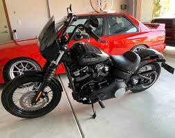 2019 Fxbb Softail Street Bob With Harley Quarter Fairing Harley Harley Davidson Harley Street Bob