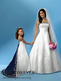 Royal Blue And Silver Wedding Dresses Silver Embroidery Royal Blue And White Wedding Dres Perfect Wedding Dress Flower Girl Dresses Wedding Dresses Strapless