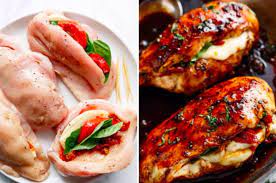 Whether you're searching for simple soups (like our shredded chicken tortilla soup or creamy chicken and rice soup ), flavorful salads (this chicken tortellini salad is a winner), or an easy appetizer (look no further than our incredibly tasty buffalo chicken. 19 Dinner Ideas That All Start With Chicken Breasts
