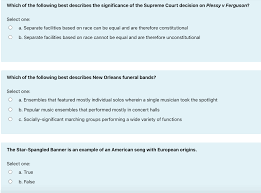 Solved Which Of The Following Best Describes The Signific Chegg Com