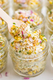 In bowl, combine sour cream, mayonnaise, cheese, smoked paprika, chili powder, garlic powder, cilantro and salt in a large bowl. Mexican Street Corn Salad With Hatch Chiles Esquites 40 Aprons