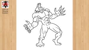 How To Draw A Werewolf Easy Drawing Werewolf Howling Sketch Step By Step Scary Wolfman Artwork Youtube
