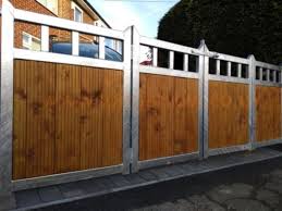 Automatic driveway folding gate, automatic composite sliding gate,folding. Bi Fold Driveway Metal Gates Leeds Uk Long Arrow Ironworks