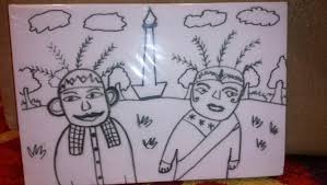 Apalagi kalau gambar mewarnai nya sudah siap. Mewarnai Ondel Ondel Coloring And Drawing