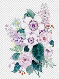 floral design flower watercolor painting watercolor flower white and purple petaled flower illustration transparent background png clipart hiclipart floral design flower watercolor