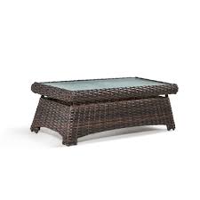 This rattan weave piece comes with a glass table top. Coffee End Tables Assembled Sears
