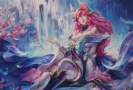Spirit Blossom Ahri drawing : r/AhriMains