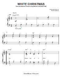 When you are done with your sheet music, why not turn it into a new decoration or a fun pro. White Christmas Easy Piano Sheet Music Sheetmusic Free Com