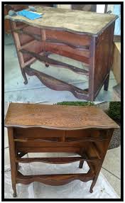Before And After Base Of New Dresser Steps 1 Scrub With Murphy S Oil Soap 2 Turpentine Rub Down Painting Wood Furniture Furniture Fix Painted Furniture