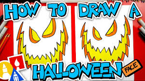 There are so many things to make it really cute. How To Draw A Halloween Face Youtube
