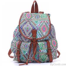 Fashion designed backpack is perfect for work, travel, hiking, camping and other outdoor activities, may be a great choice to send it as a birthday, thanksgiving, christmas, valentine gift. Fresh College Floral Geometry Pattern Canvas School Backpack Travel Rucksack Fashion Backpacks Fashion Bags Bygoods Com