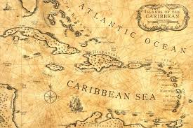 Nautical Map Wall Paper Blue Wallpaper Border Florida Free