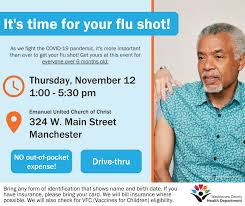 Even if health insurance companies absorb a steep cost, they may pass it on to consumers in the form of higher premiums. Washtenaw County Health Department Hey Manchester We Re Offering No Cost Flu Shots On Thursday November 12 At Emanuel United Church Of Christ 324 W Main Street Drive Thru No Out Of Pocket