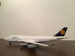 Lufthansa German Airline Boeing 747 400 1 200 Scale Herpa Wings Model Aeroplane Plastic Star Alliance Small Logo Reg Number D Abvz Plane Measurements Length 35