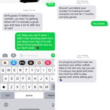 It's presumptuous to list a bunch of unrequested information about yourself in your message, because doing so assumes that this person already thinks of you as a candidate. First Message Unprompted Two Weeks Ago Second After A Non Response To A Sexual Solicitation Third After A Short Response Deletethenumberbro Niceguy Niceguys