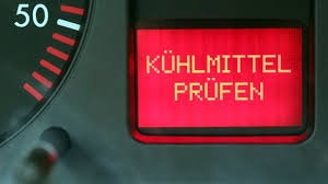 Verkehr Wenn Eine Rote Kontrollleuchte Im Auto Brennt