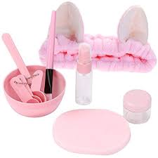 rocutus diy beauty face mask headband facial mask mixing bowl kit mask makeup beauty tools brush spoon spray diy beauty face diy beauty face mask beauty tools