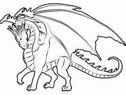 Coloring pages lovely coloring pages draw a simple dragon. Dragon To Color Bilscreen