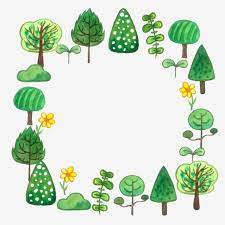 Green Fresh Forest Border New Green Forest Beautiful Png Transparent Clipart Image And Psd File For Free Download Clip Art Borders Clip Art Tree Clipart